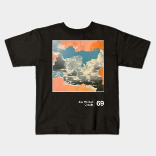 Clouds  - Original Minimalist Graphic Fan Artwork Kids T-Shirt